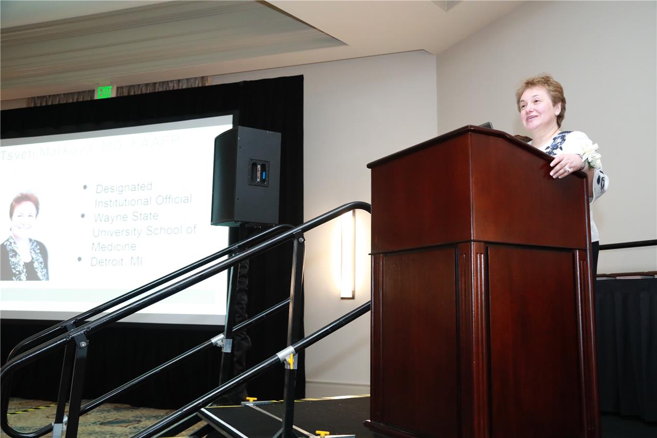 2018 ACGME Courage to Lead Awardee Tsveti Markova, MD, FAAFP, DIO, Wayne State University School of Medicine